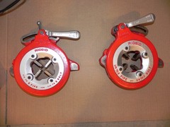 RIDGID 300 -T2 PIPE THREADER 115 V, 38 RPM,341,360, 311, 2 die heads refurbished