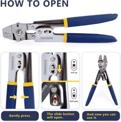 Crimping Tool for Wire Rope &ndash; Swager & Crimper for Fishing Lines and Aluminum Sl