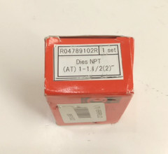 Rothenberger R04789102R Threaded Dies NPT (AT) 1&Prime; &ndash; 1.1/2&Prime; (2) Alloy 1 Set of 4