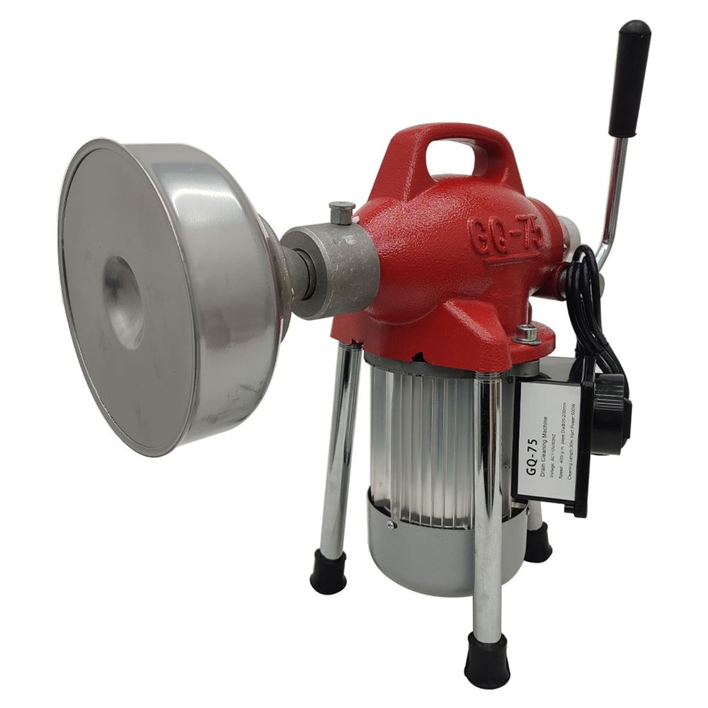 110V Electric Pipe Dredging Machine 3/4&Prime;-4&Prime; Sectional Pipe Drain Cleaner