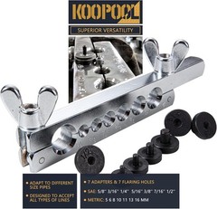 Double & Single Flaring Tool Kit with Tube Cutter