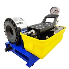 Pneumatic Hose Crimper Hydraulic Pipe Clamping Shrinking Machine Portable 6-25mm