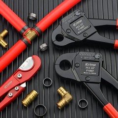 iCrimp Angle Head F1807 PEX Pipe Crimping Tool for Copper Rings