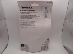 HUSKY 16PL0136 POP-UP PLUG WRENCH, HOLDS POP-UPS & STRAINERS INSTALL & REMOVAL
