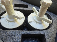 GB Gardner Bender BVS-240 PVC Plug Set for 2&Prime; &ndash; 4&Prime; PVC Pipe Used