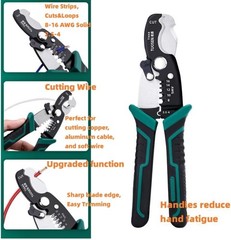 8 Inch Multi-Function Pliers Wire Strippers Crimpers Cutter Tool by Zsling