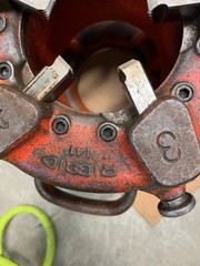 Ridgid 141 Pipe Threader Receding Threader 2 &frac12;&rdquo;-4&Prime; works fine good dies