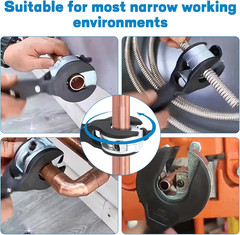 2026 New Ratcheting Tubing Cutter, Copper Pipe Cutter, Tubing Cutter 1/4&Prime; to 7/8