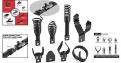 8-Piece Drain Cleaning Tool Set for 50FT-100FT Systems &ndash; Built to Last