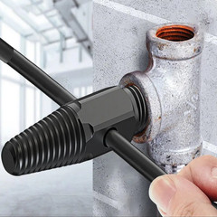 1 Set Double Head Screw Extractor: Pipe Valve Bolt Broken Remover Tool &ndash; NEW