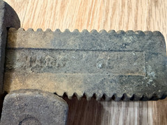 Vintage TRIMO Trimont 36&rdquo; Heavy Duty Pipe Wrench Industrial Forged Steel Tool