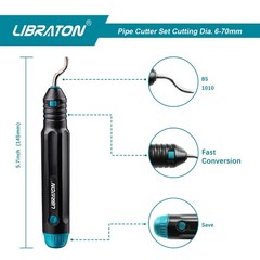 Libraton Copper Tube Cutter 1/4&Prime; to 2-3/4&Prime;, Tube Cutter, Heavy-duty Tubing Cu&hellip;