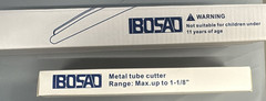 Ibosad PEX CINCH CLAMP CRIMPING TOOL & CUTTER SS CLAMPS, New Open Box