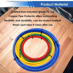 4Pack 4M/13Feet Conditioning Copper Tubing Pipe Extension 1/4&Prime; 3/8&Prime; 1/2&Prime; 5/8&Prime;&hellip;