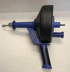 Cobra 86250 1/4 In X 25 Ft Pistol Grip Power Drum Drain Auger Use Crank or Drill