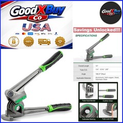 3-in-1 Pipe Bender for Copper, Aluminum, PVC 1/4&Prime;-3/8&Prime; HVAC & Refrigeration R&hellip;
