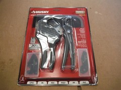 Husky 4 Piece Tubing/PVC Cutting Kit With Folding Case *213A