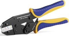 Ratchet Wire Terminal Crimper Tool for Heat Shrink Connectors AWG 26-10, HS-8327