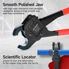iCrimp Angle Head F1807 PEX Pipe Crimping Tool for Copper Rings