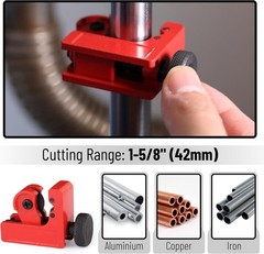 Professional Grade PVC Pipe Cutters with Non-Slip Grip & Seal Tape &ndash; Bates Tools