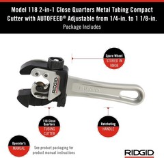 Adjustable Close Quarters Cutter with Spare Wheel