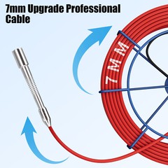 Sewer Camera w/ 512Hz Self Leveling 164FT/50M HD Drain Pipe Inspection Camera