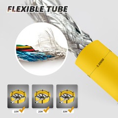 17mm Drain Sewer Pipe Inspection Camera DVR 16GB Video Endoscope 9&Prime; Monitor 25M