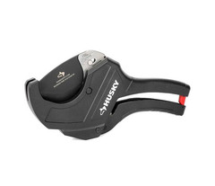 Husky 2&Prime; Quick Release Ratcheting PVC Cutter For CPVC, PE, POLY, PP, & PVC -NEW!