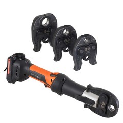 Uimoso VEVOR Pro Press Tool Pipe Crimping Kit Press Tool Battery Kit 1/2&Prime; 3/4&Prime;