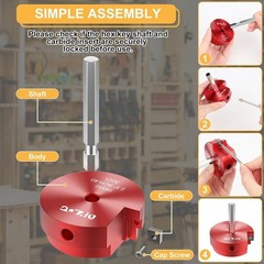 Versatile 9-Piece Pipe Reamer Kit for PVC/CPVC/ABS with High-Temperature Blades