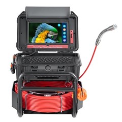 Uimoso Sewer Camera 165 ft/50m Self-Leveling Drain Camera with 10.1&Prime; Touchscreen