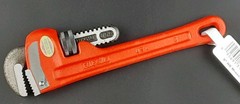 Ridgid 8&Prime; Heavy Duty Straight Cast Iron Pipe Wrench Steel Jaws. USA. New.