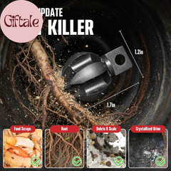 75 Ft X 1/2 Inch Upgraded Electric Sewer Drain Snake Auger with 8 Cutters and 1