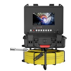 30m Sewer Pipe Inspection Camera Drain Sewer Pipeline Industrial Endoscope 7&rdquo;