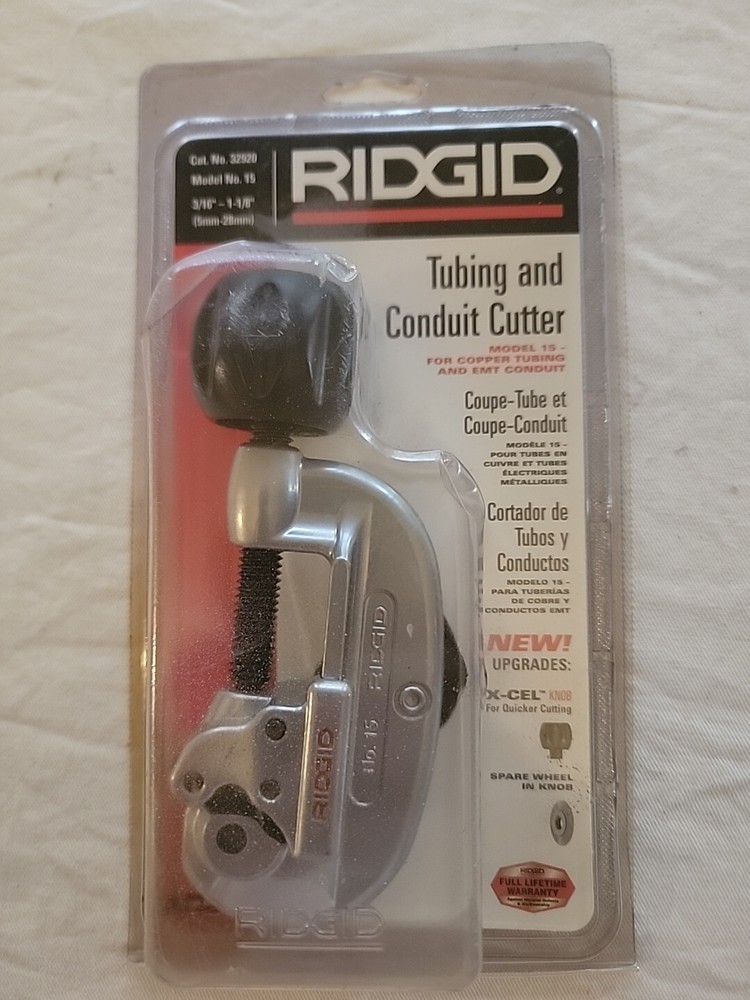 Ridgid 3/16&Prime; to 1-1/8&Prime; Pipe Capacity, Screw Feed Tubing Cutter Cuts Copper, A&hellip;