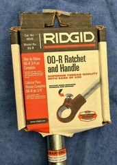 Ridgid 38540 OO-R Ratchet and Handle Assembly, Cast Iron, Made In USA