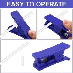 PTFE Plastic Tube Cutter Set, Adjustable Hose Pipe Cutting Tool, 3/4 Inch OD