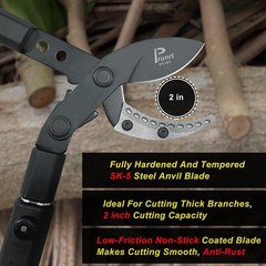 26-41 Inch Extendable Anvil Loppers, Sync Drive Leverage Tree Trimmers, Teles&hellip;