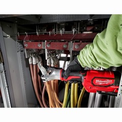 Milwaukee 2877-20 M18 FORCE LOGIC 750 MCM Dieless Crimper, 1/16 in. &ndash; 11/16 in.