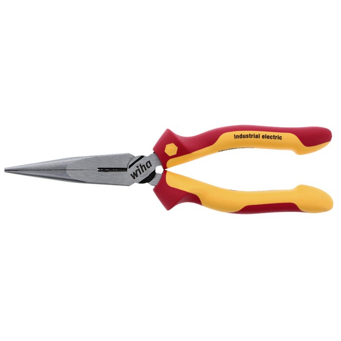WIHA TOOLS 32923 Long Nose Pliers 8&Prime; Insulated 1000V Chrome Vanadium Steel