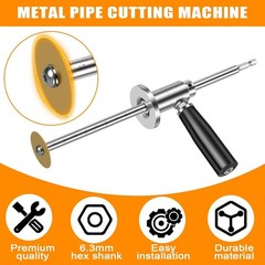 Precision PVC Cutter Tool Set &ndash; 7-Inch Adjustable Depth & Diamond Grit Wheel