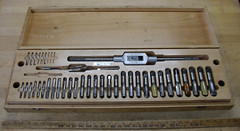 HUGE BICO West Germany 51 Pc. Metric Tap & Die Set W/Wood Case,EXCEPTIONAL.L@@K!