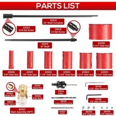 DM3MECH Mechanical Hot Tapping Machine Complete Kit 08350 for NPT 3/4&Prime; to 4&Prime;