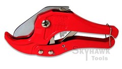 Ratcheting PVC Pipe Cutter up to 1-5/8&Prime; (42mm) Cuts PEX Pipe Tube Hose