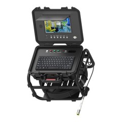 50M Pipe Inspection Sewer Camera HD Video DVR 16G Self-Leveling System 9&Prime; Monito
