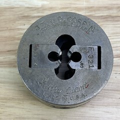 GTD Greenfield Die Little Giant 5/16&Prime; NF 24 Insert Die Collet OD 2&rdquo; USA Made