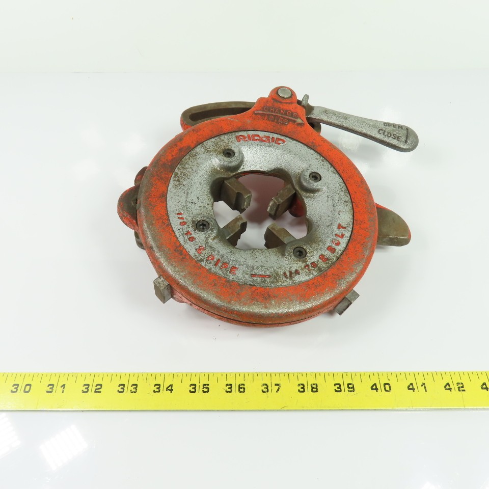 RIDGID 811A Pipe Threader Universal Die Head 1/8&Prime; to 2&Prime; Pipe 1/4-3/8 NPT SS