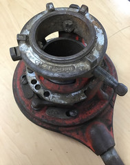 Ridgid 65-RA Pipe Threader Ratcheting Die Cutter w/22&Prime; Handle FREE SHIPPING