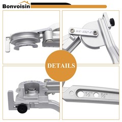 3/8 1/2 OD Tubing 2 in 1 Manual Bender 180 HVAC Copper Tube Bending Tool
