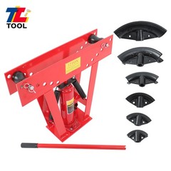 Copper Exhaust Pipe Bender Manual Hydraulic Tubing Bender With 6 Dies 12 Ton